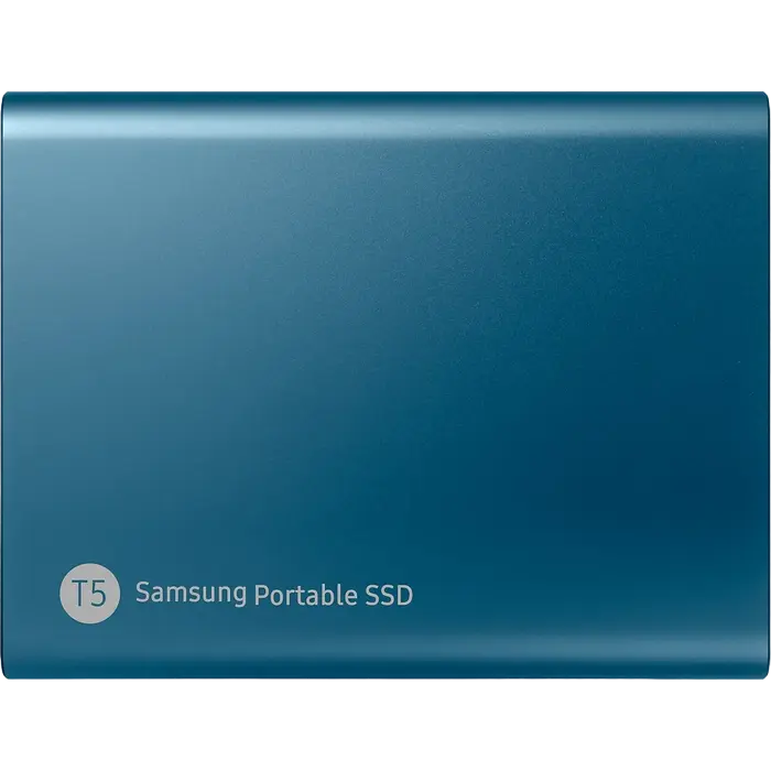 Внешний портативный SSD накопитель Samsung T5 500 ГБ Синий