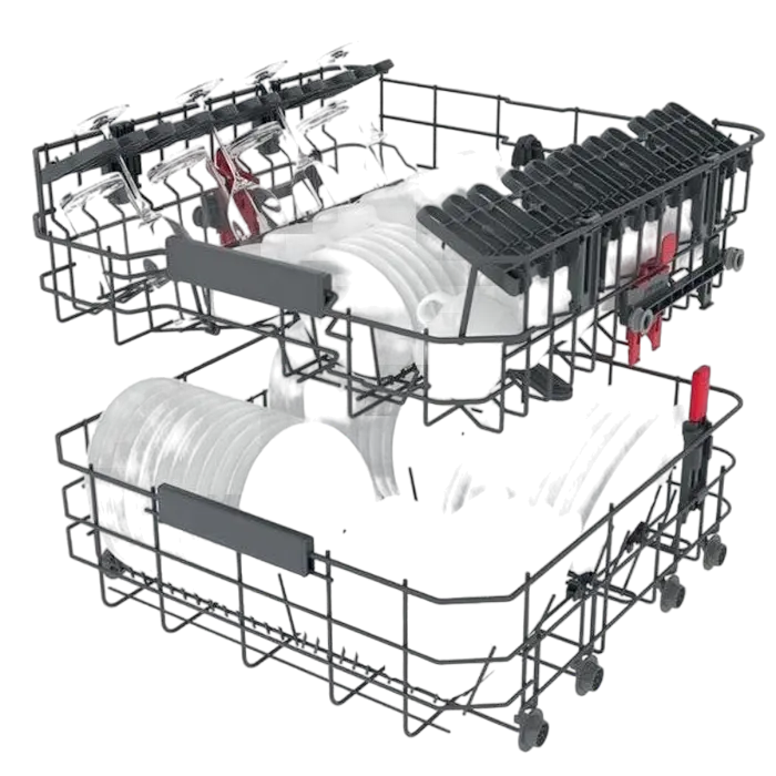 Посудомоечная машина Whirlpool WIO 3T133 PLE Нержавеющая сталь