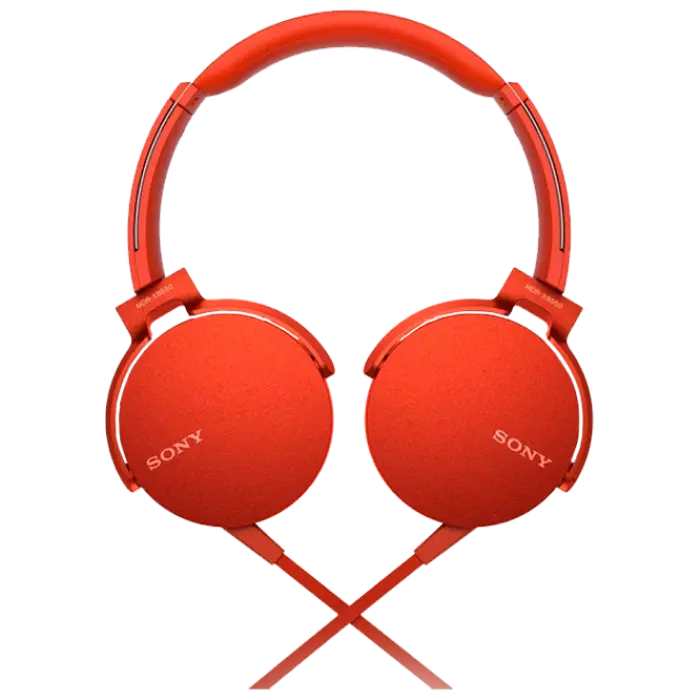 Căști SONY MDR-XB550AP Roșu