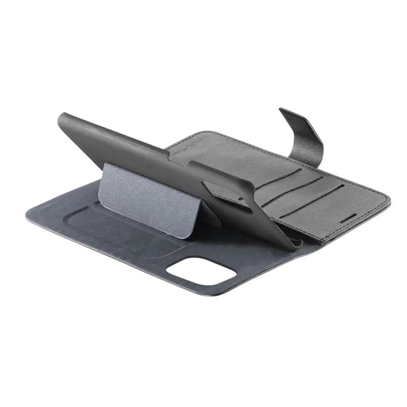 Husă tip carte Cellularline Apple iPhone 11 Book Agenda Case Book Agenda Negru