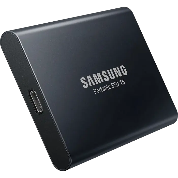 Внешний портативный SSD накопитель Samsung T5 2 ТБ Чёрный