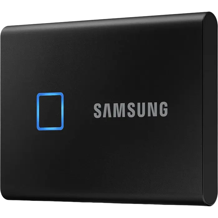 Внешний портативный SSD накопитель Samsung T7 Touch 500 ГБ Чёрный