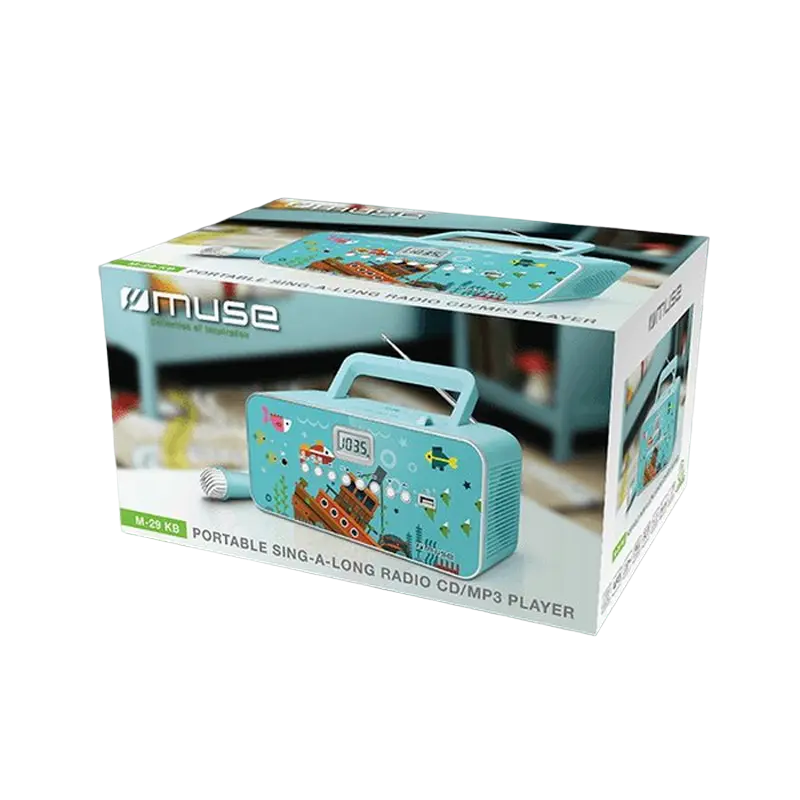 Radio portabil MUSE M-29 KB Turcoaz