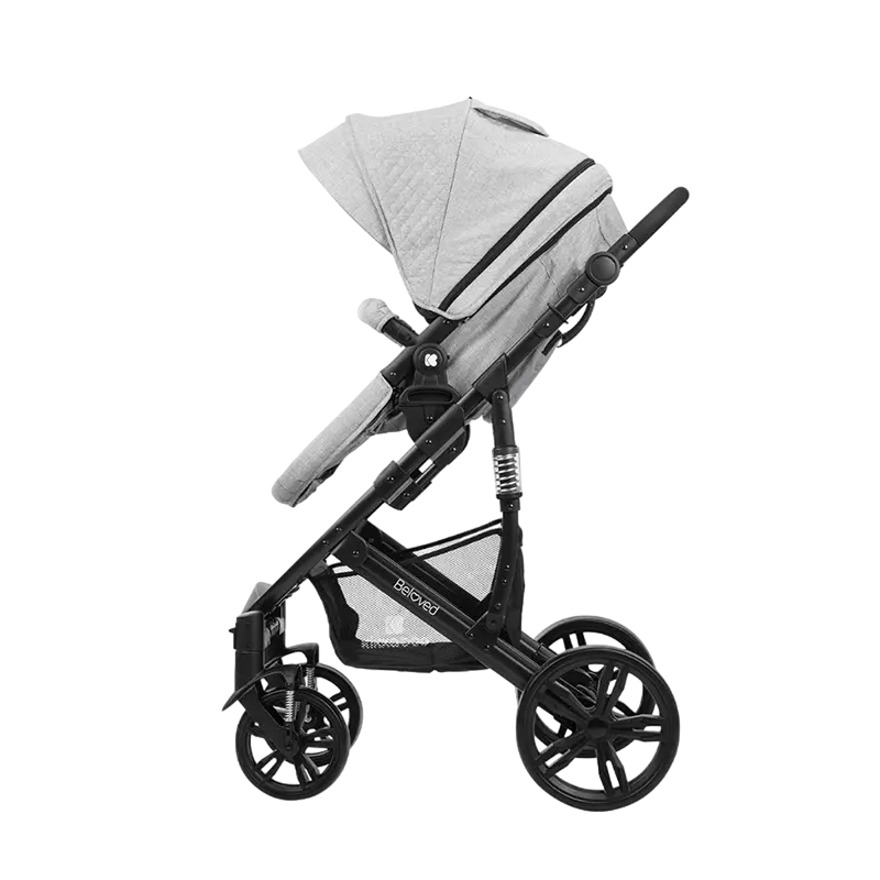 Коляска 3-в-1 Kikka Boo Beloved Серый