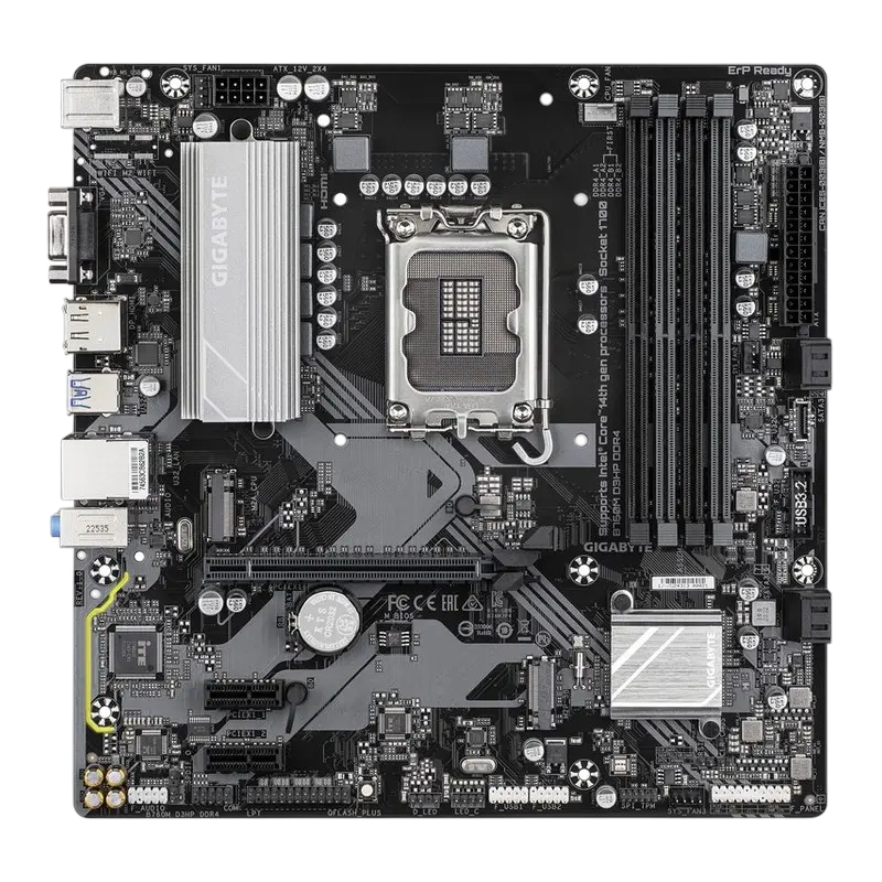 Материнская плата Gigabyte B760M D3HP DDR4 LGA1700 Micro-ATX