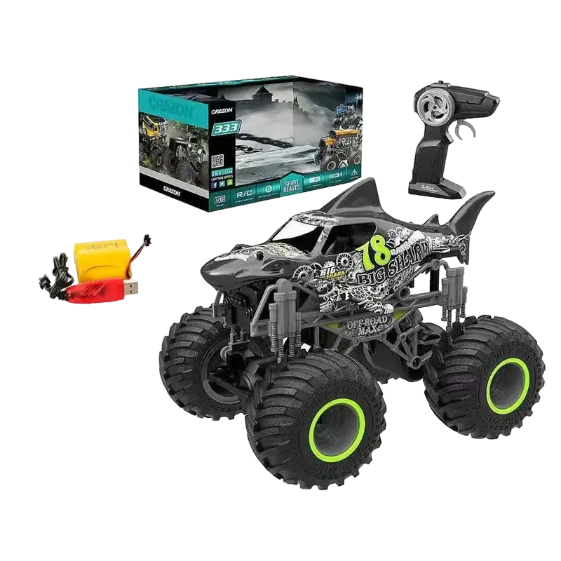 Jucărie cu telecomandă Crazon 333-19163B Negru/Verde