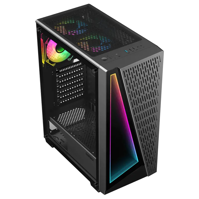 Компьютерный корпус Gamemax PRISM BK Midi-Tower Черный