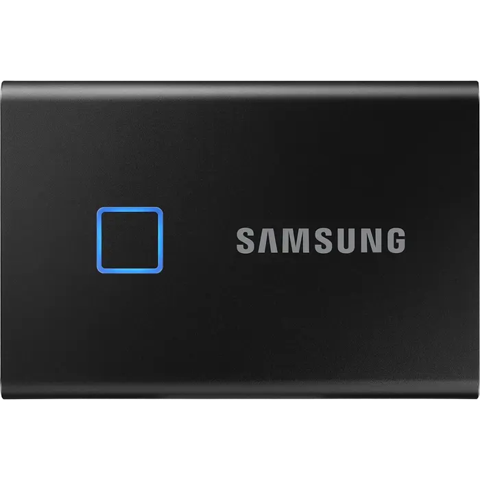 Внешний портативный SSD накопитель Samsung T7 Touch 500 ГБ Чёрный