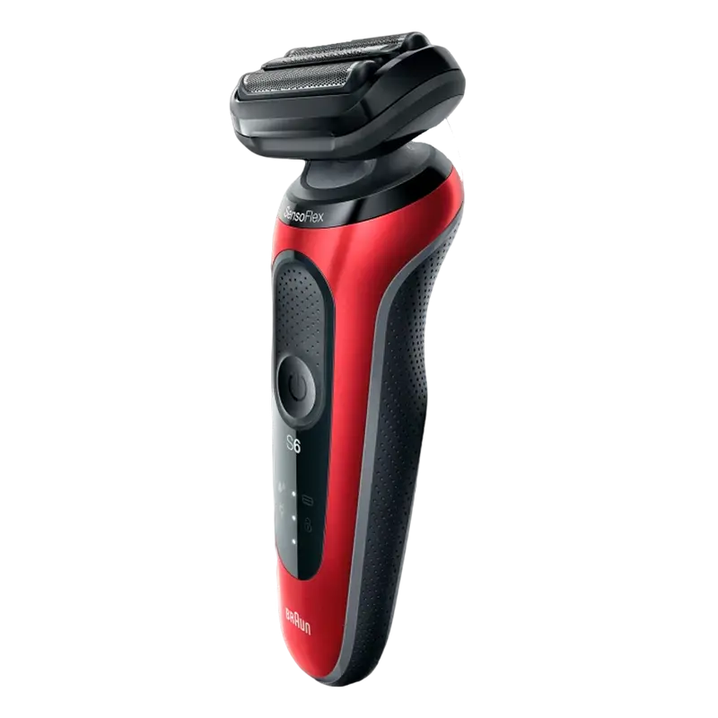 Электробритва мужская Braun Series 61-R1200s Красный