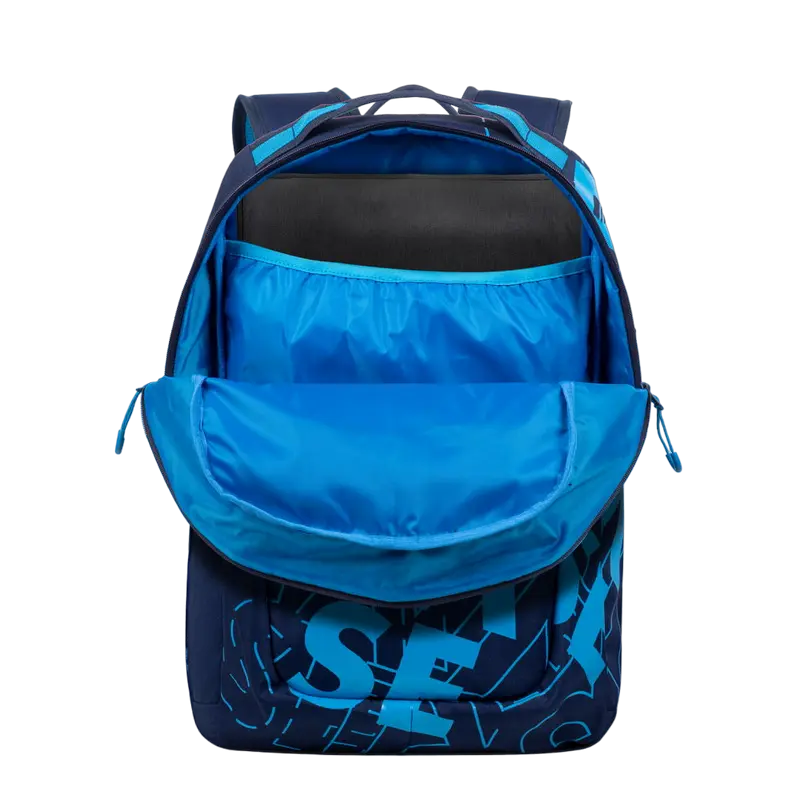 Rucsac zilnic Rivacase Heide Albastru închis/Albastru deschis