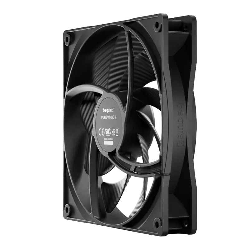 Ventilator PC be quiet! Pure Wings 3 PWM High-speed 140 mm Negru
