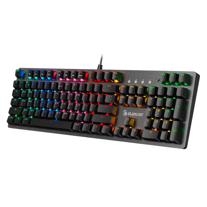 Клавиатура Bloody B810R Механический Черный