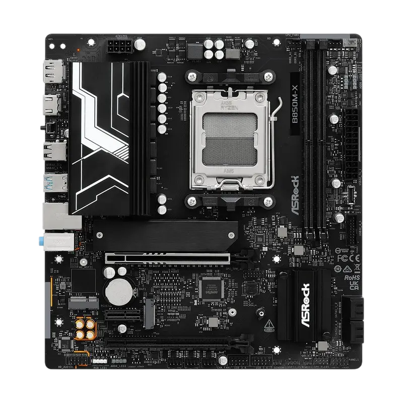 Материнская плата ASRock B850M-X R2.0 AM5 Micro-ATX