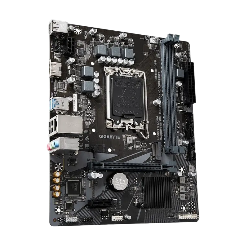 Материнская плата Gigabyte H610M K DDR4 LGA1700 Micro-ATX