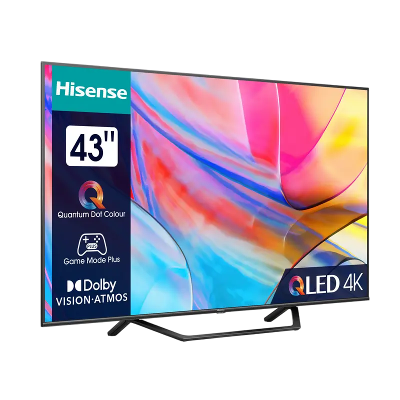 43" QLED SMART Телевизор Hisense 43A7KQ Черный