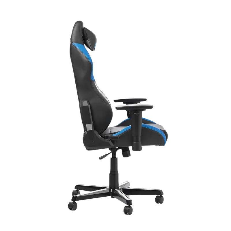 Scaun Gaming DXRacer Drifting GC-D61-NWB PU Piele Negru/Alb/Albastru
