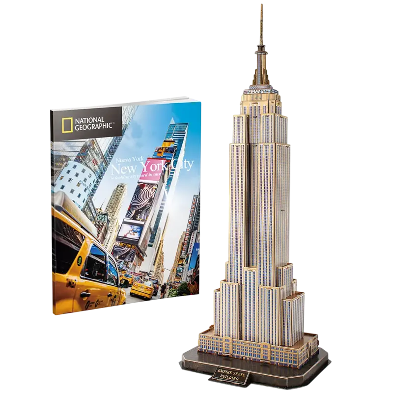 Puzzle 3D CubicFun Empire State Building Multicolor