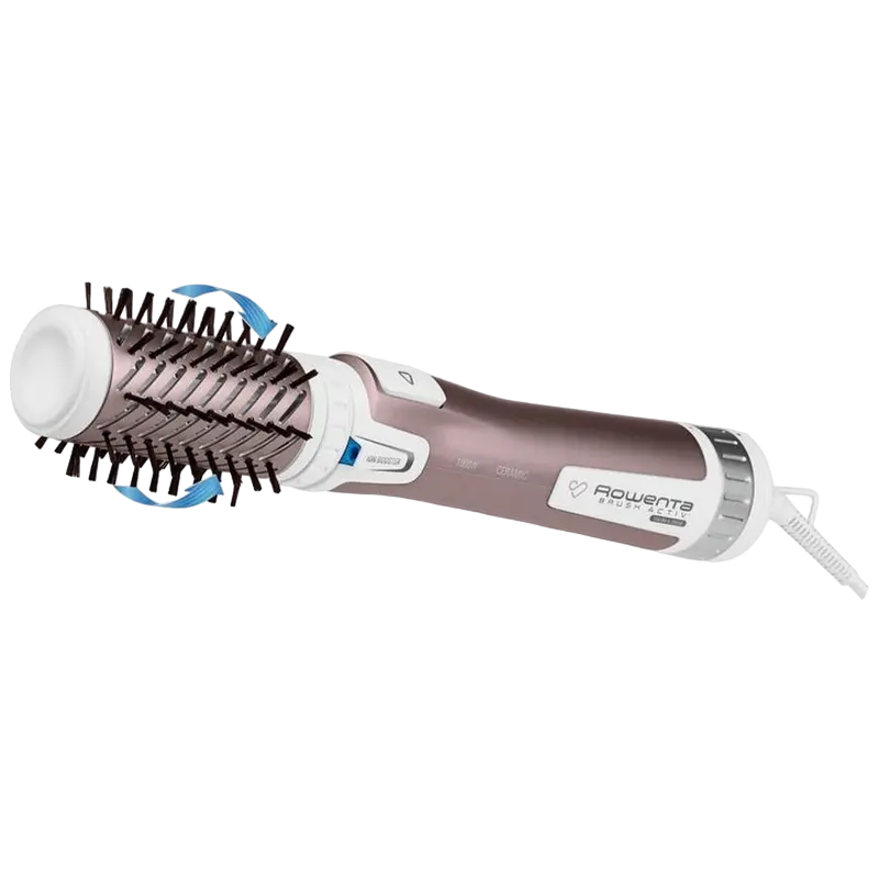 Фен-щётка Rowenta Activ Premium Care Белый | Розовый