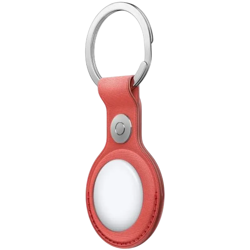 Чехол для трекера Airtag Apple AirTag FineWoven Key Ring Coral