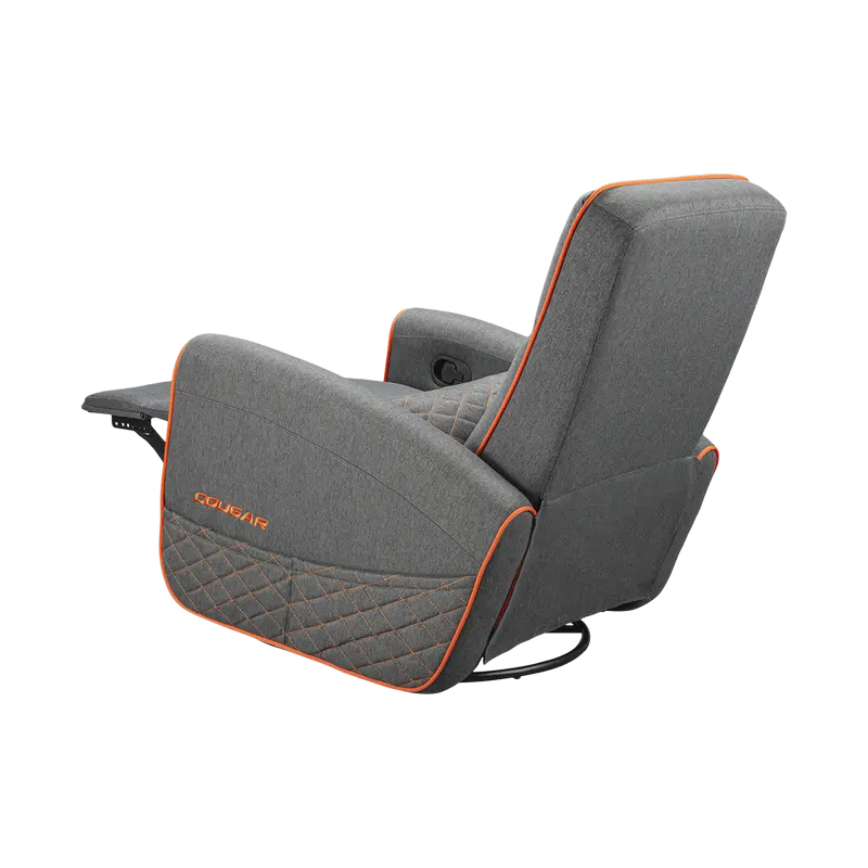 Игровое кресло Cougar FIDOM Имитация льна Серый | Оранжевый