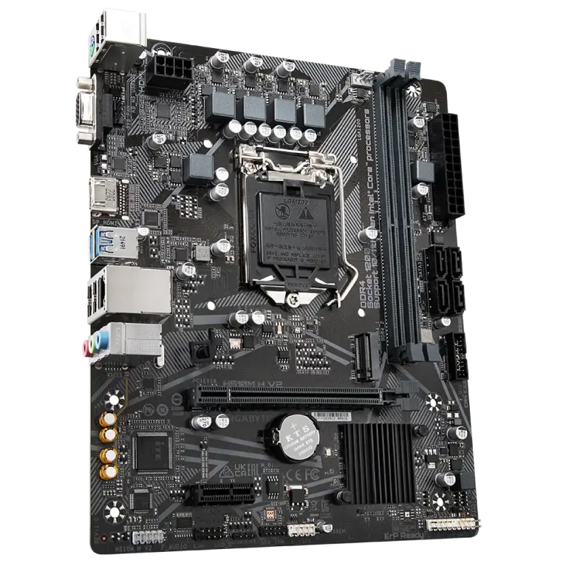 Материнская плата Gigabyte H510M H V2 LGA1200 Micro-ATX