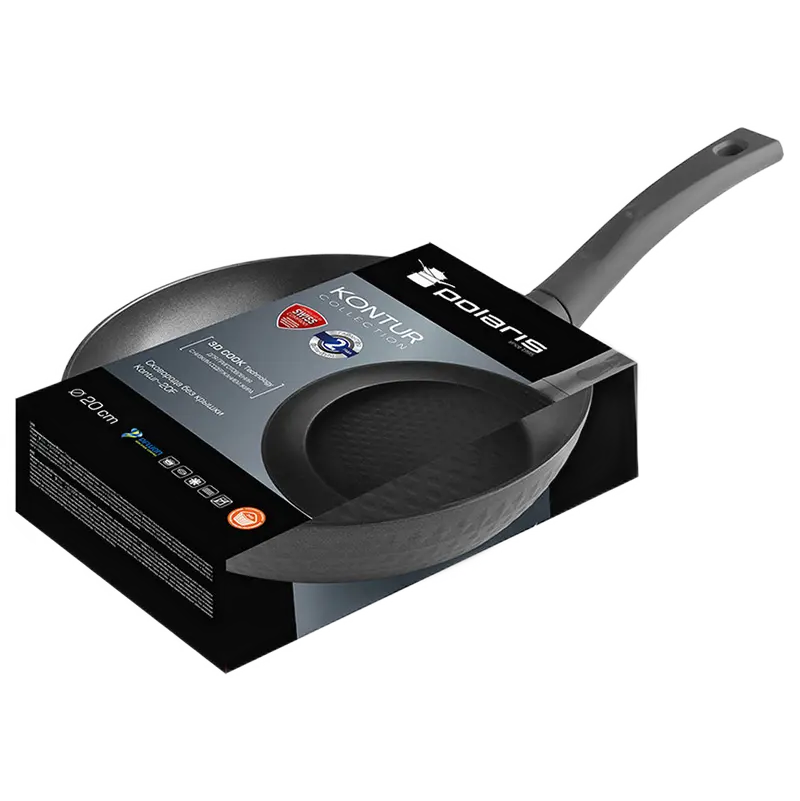 Сковорода Polaris Kontur-20F Kontur Серый