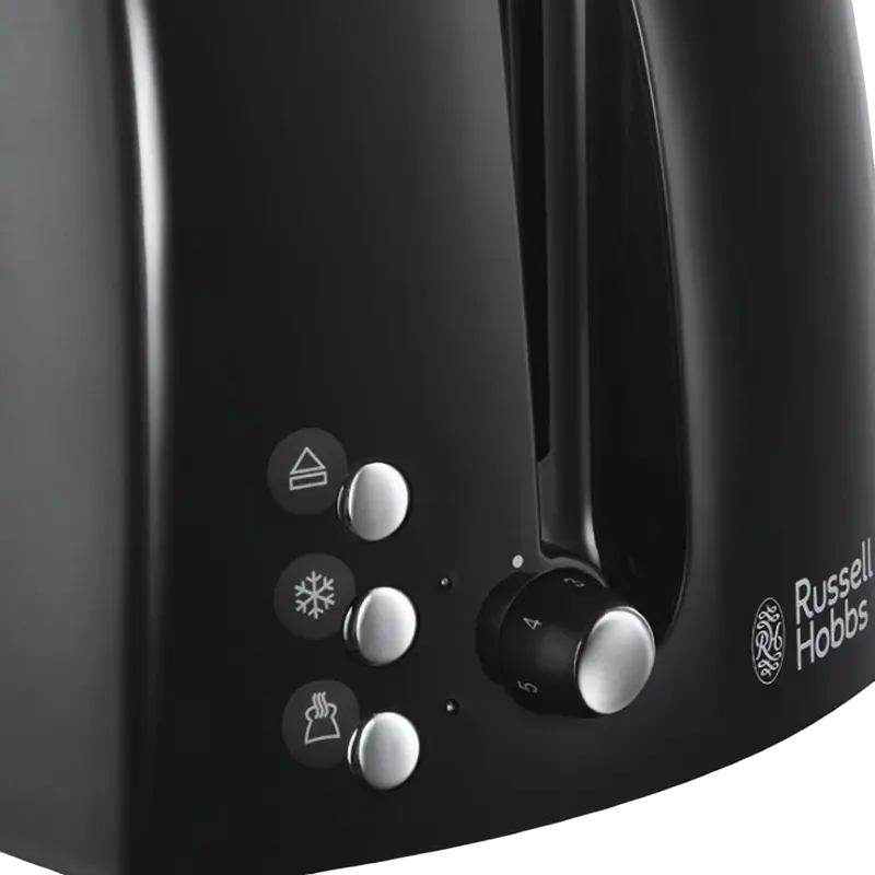 Тостер Russell Hobbs Textures Plus 2 Slice Чёрный
