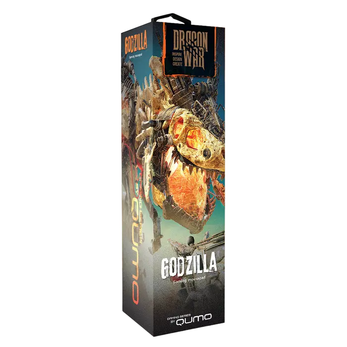 Игровой коврик для мыши QUMO Godzilla Разноцветный