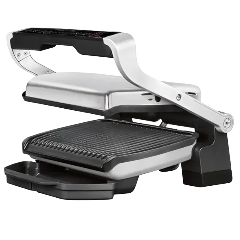 Электрический Гриль Tefal OptiGrill+ Initial Чёрный | Серебристый