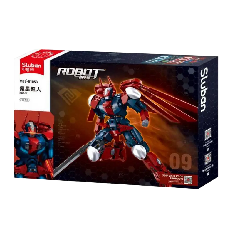 Конструктор Sluban Robot - Kryptonian warrior Разноцветный