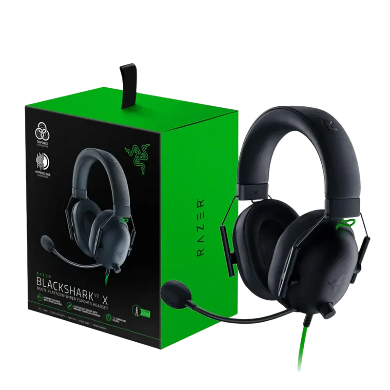 Наушники Razer BlackShark V2 X Чёрный