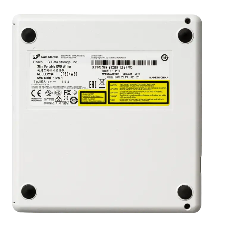 Unitate DVD-RW LG GP60NB60 Alb