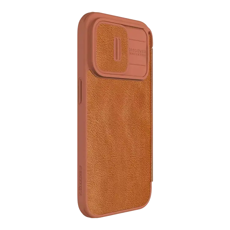 Чехол книжка Nillkin Apple iPhone 15 Pro Max Qin Pro Qin Pro Коричневый