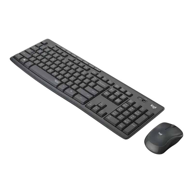 Клавиатура и мышь Logitech MK295 Мембрана Черный