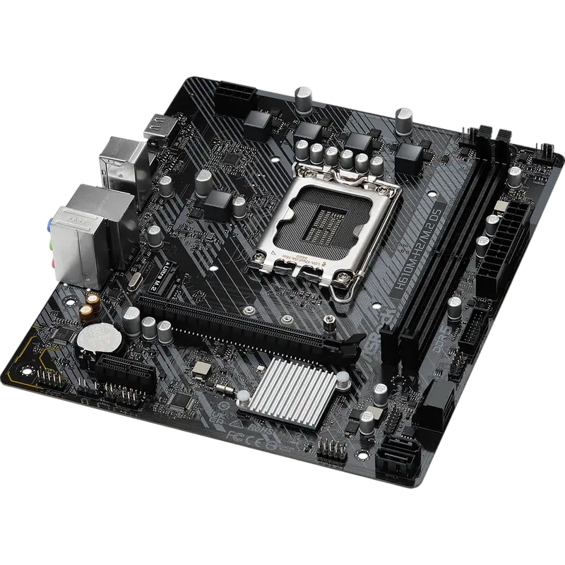 Материнская плата ASRock H610M-H2/M.2 D5 LGA1700 Micro-ATX
