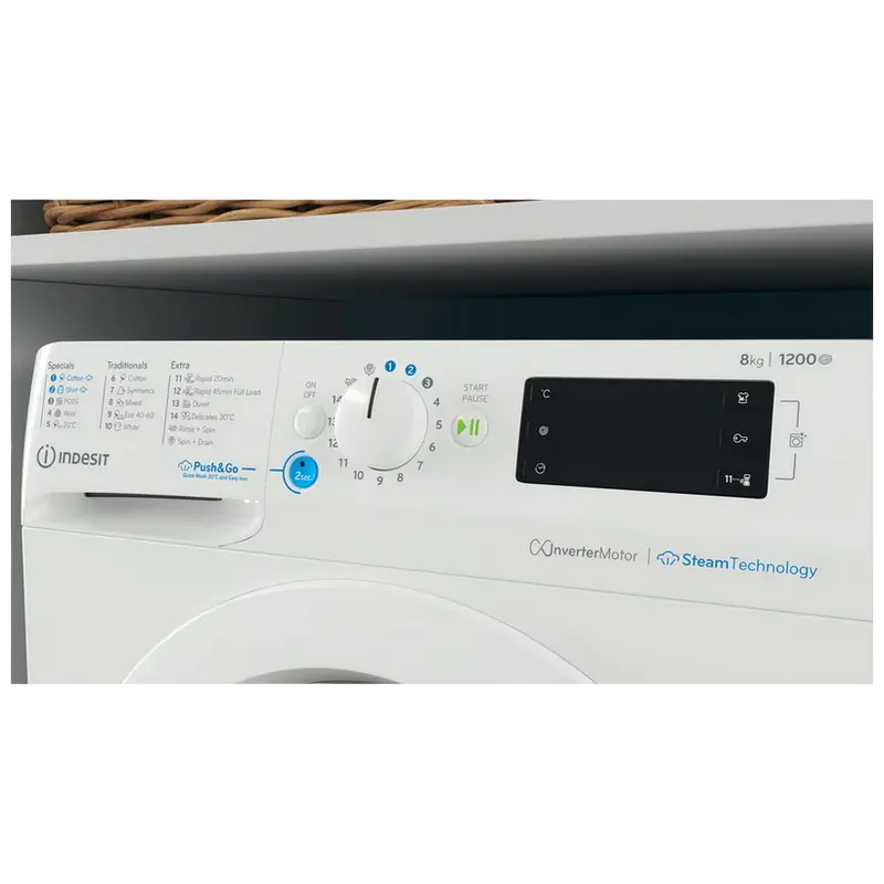 Стиральная машина Indesit BWE 81295X WV Белый