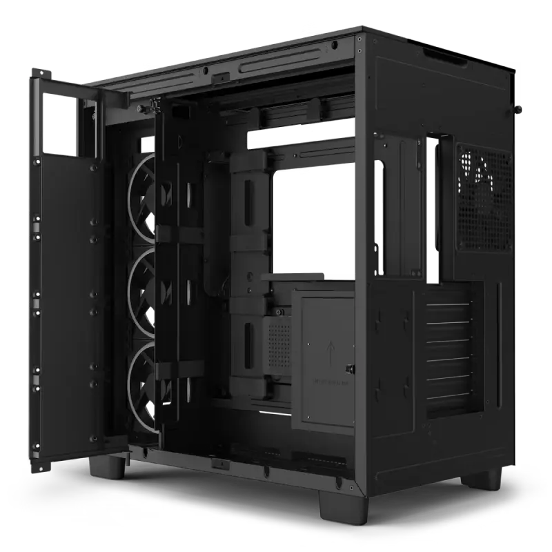 Carcasă PC NZXT H9 Elite Midi-Tower Negru
