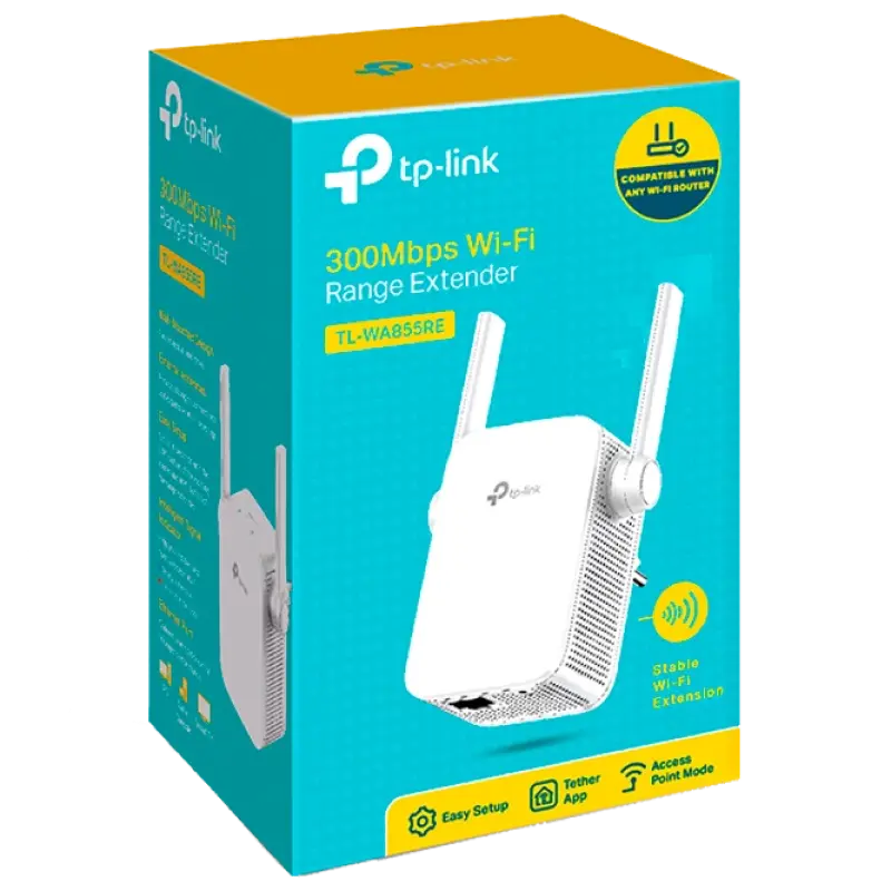 Усилитель Wi‑Fi сигнала TP-LINK TL-WA855RE Белый