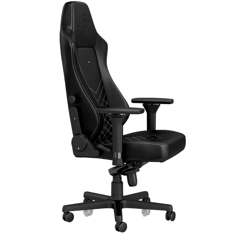 Scaun Gaming Noblechairs Hero PU Piele Negru/Alb