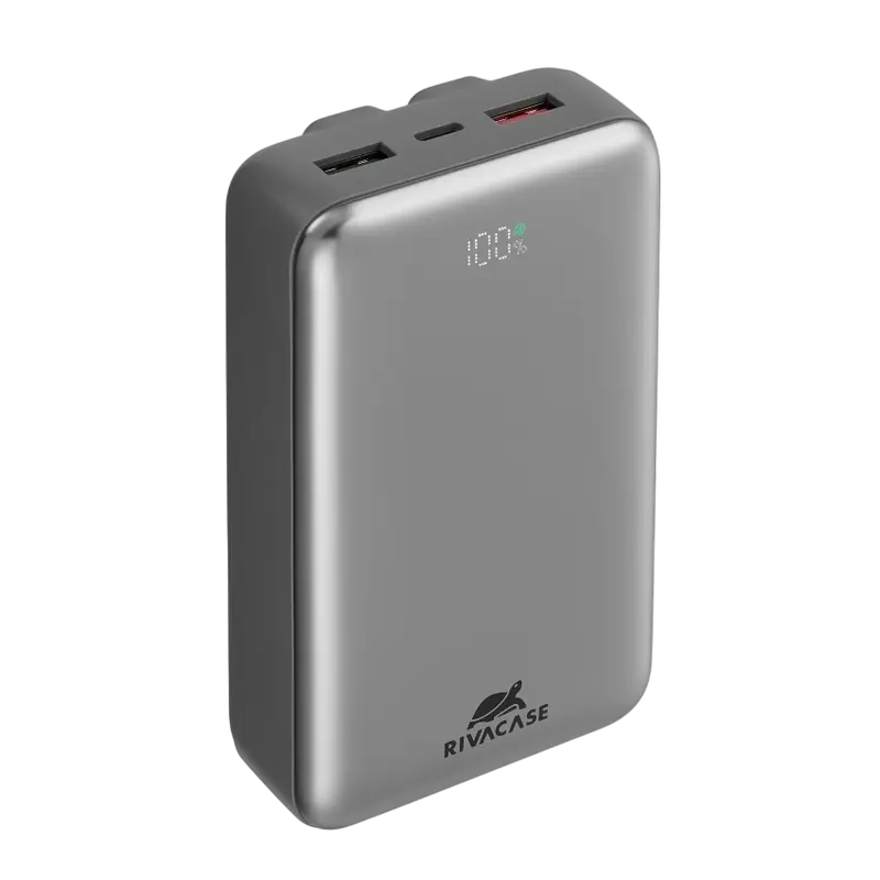 Портативное зарядное устройство Rivacase VA2612 Серебристый
