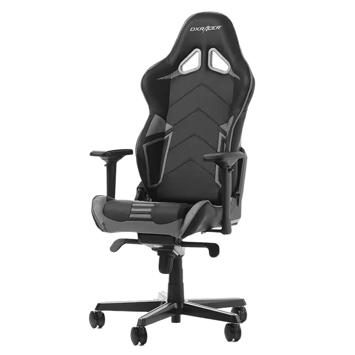 Scaun Gaming DXRacer Racing GC-R131-NG PU Piele Negru/Gri