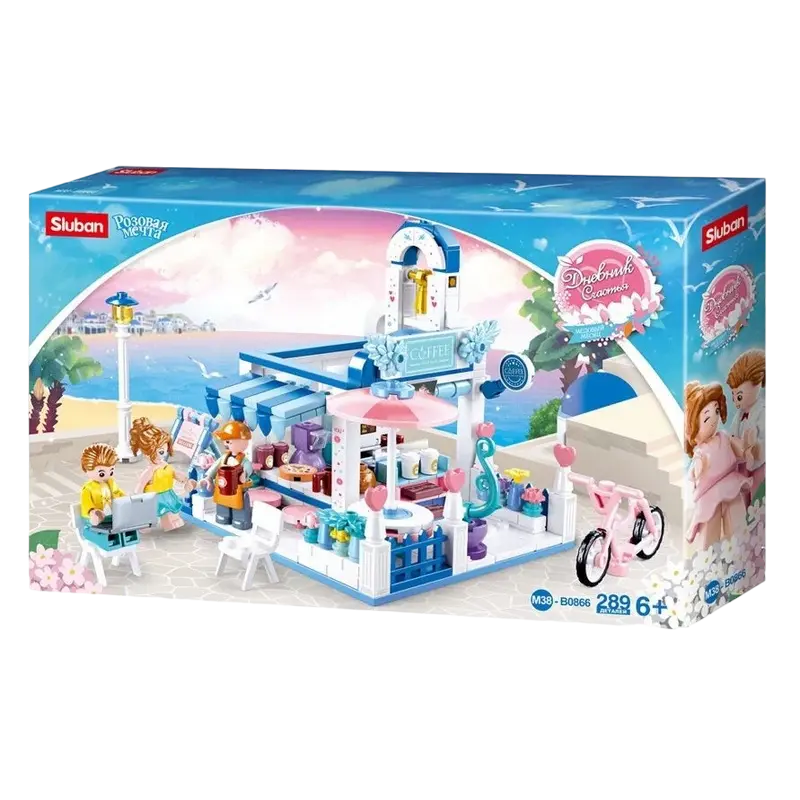 Конструктор Sluban Girls Dream - Coffee Shop Разноцветный