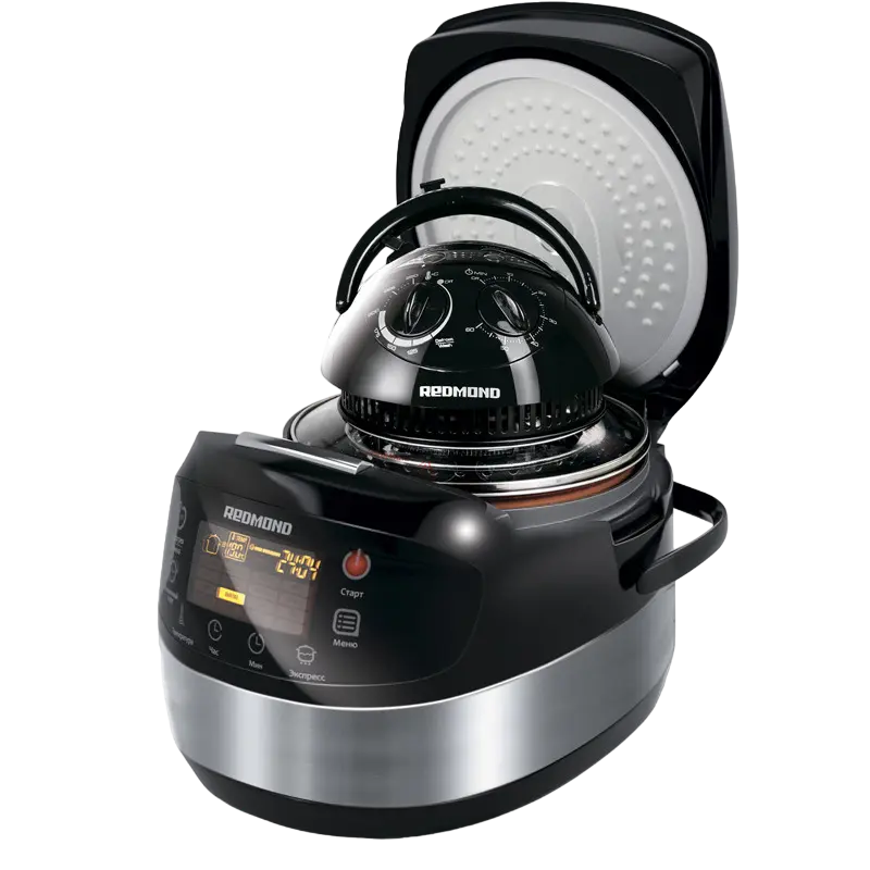 Мультиварка Redmond RMK-M911E Черный/ Нержавеющая Сталь