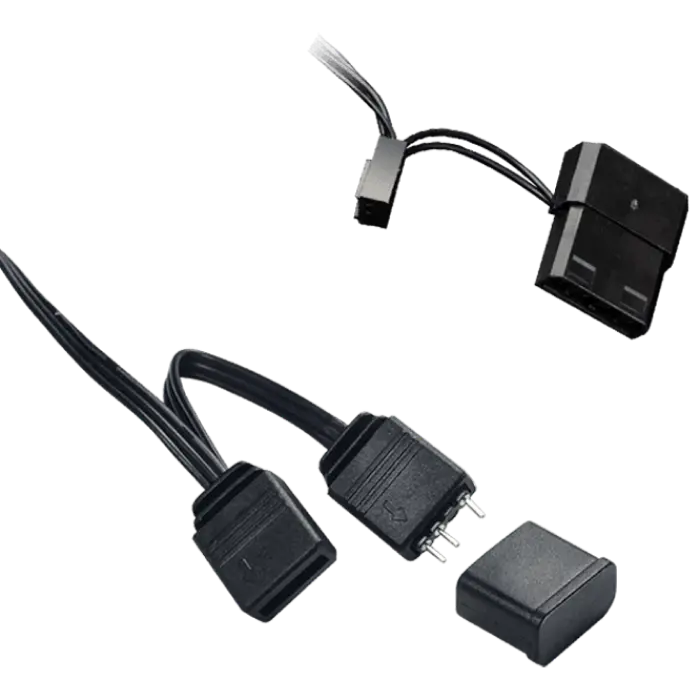 Вентилятор для ПК Gamemax FN-12Rainbow-C2 120 мм Черный