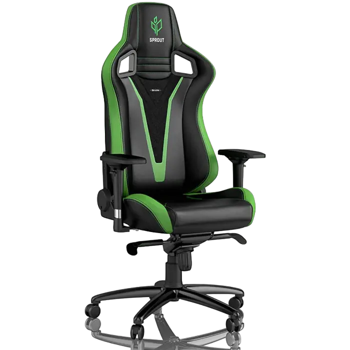 Игровое кресло Noblechairs Epic Искусственная кожа Черный/Зеленый