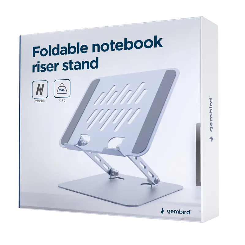 Подставка для ноутбука Gembird NBS-D1-04 15.6 Серебристый