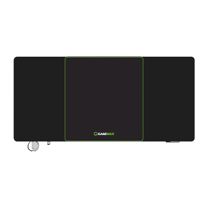 Игровой стол Gamemax D160-Black-EC Чёрный