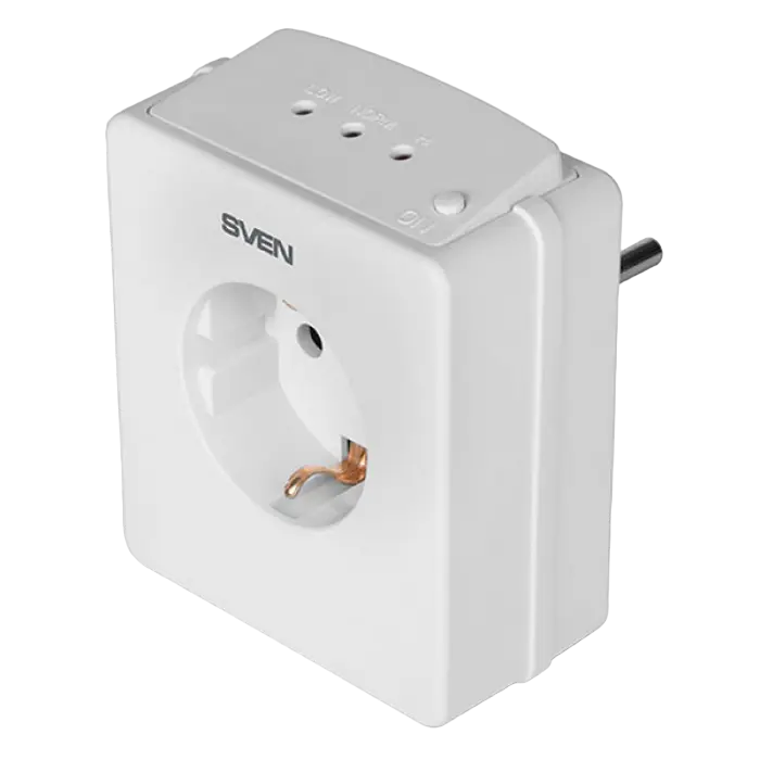 Prelungitor electric SVEN OVP-15P Alb