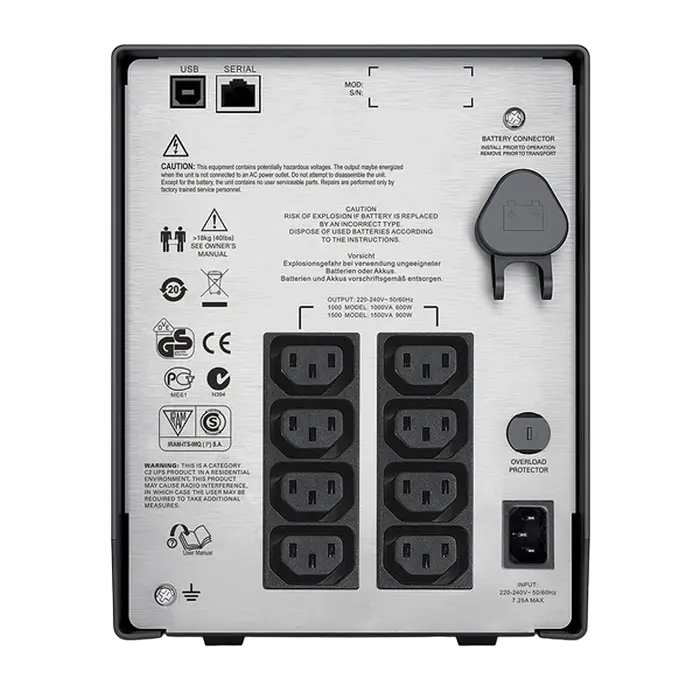 Источник бесперебойного питания APC SMT1500I Серый