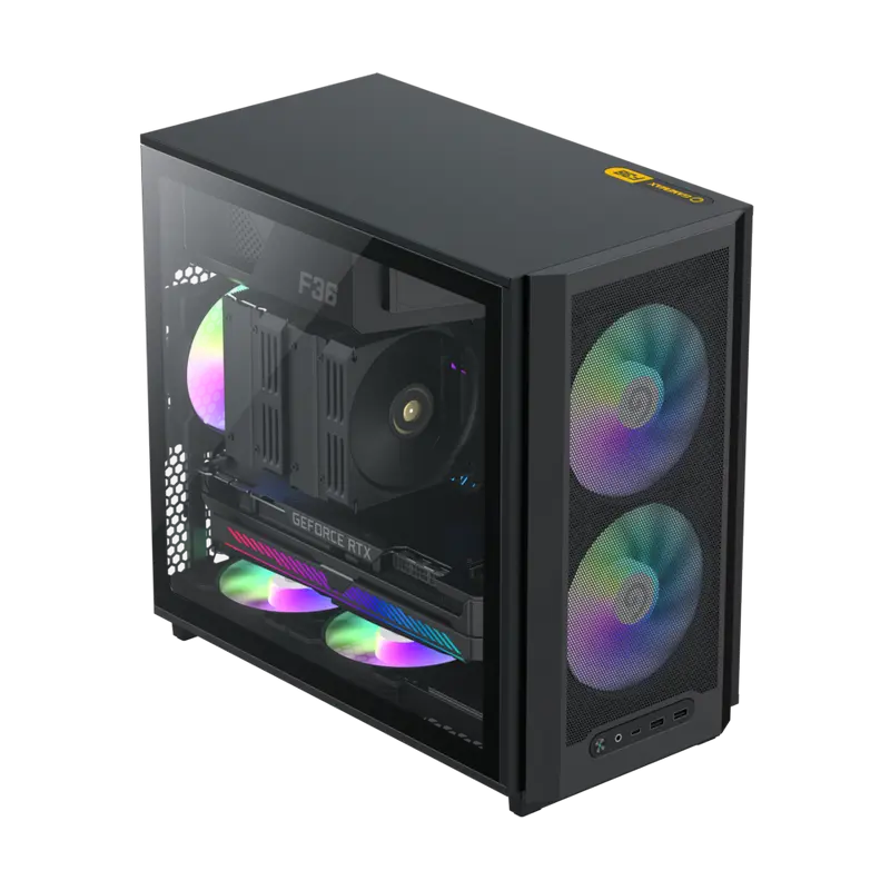 Carcasă PC Gamemax F36 BK Mini-Tower Negru